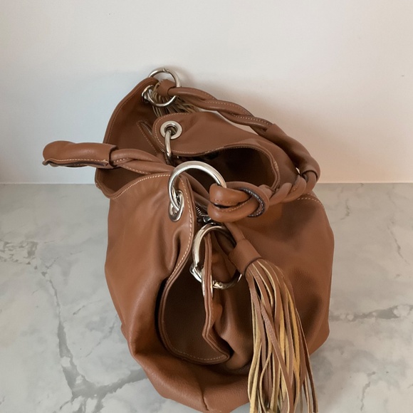 Beautiful Large Vera Pelle Leather Handbag - Picture 3 of 4